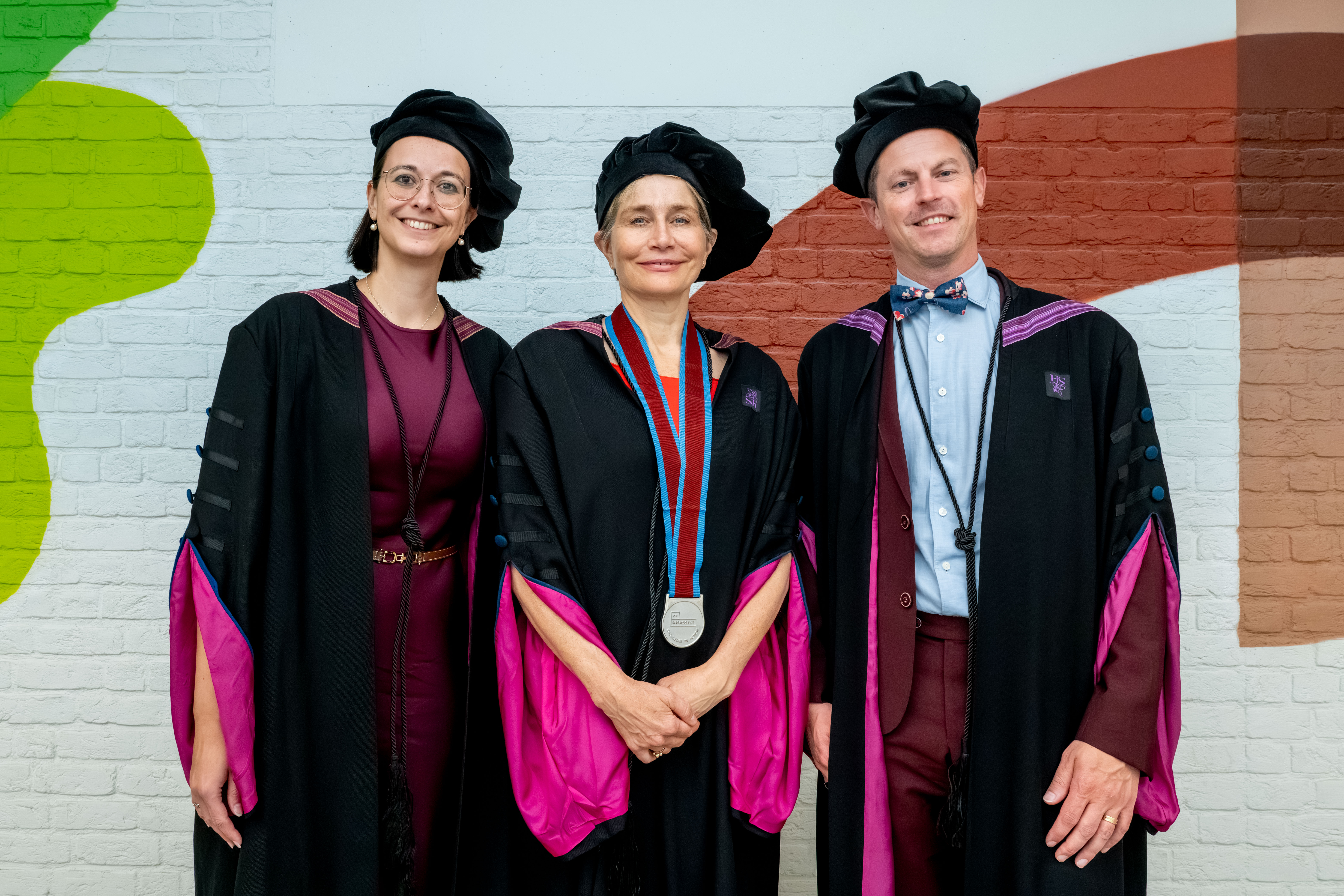 Eredoctor Rosan Bosch En Promotoren Ruth Steven En Tom Kuppens