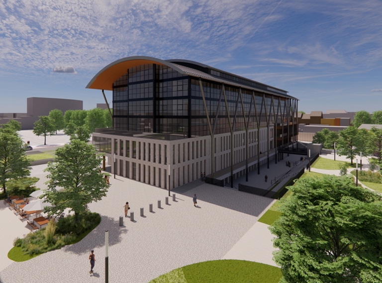 Buitenaanzicht Nieuw Campusgebouw Uhasselt (1)