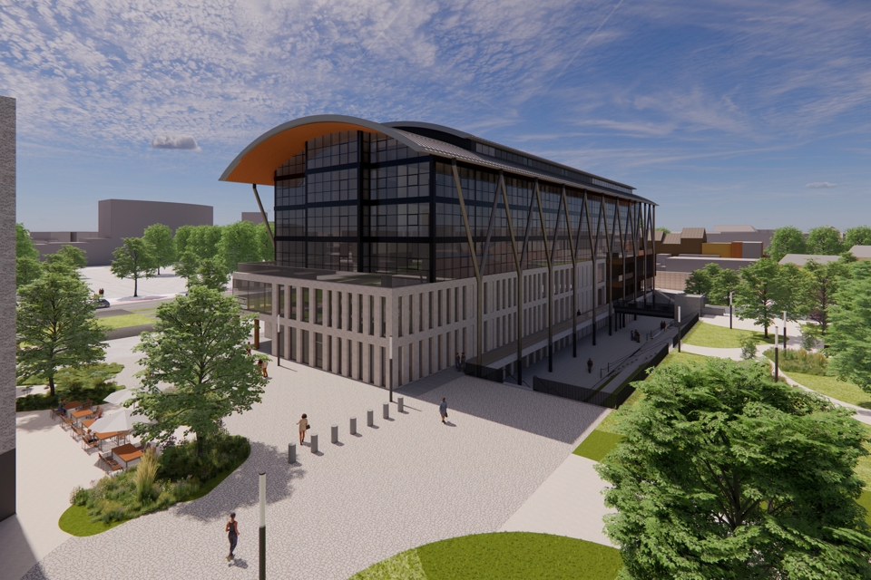 Buitenaanzicht Nieuw Campusgebouw Uhasselt (1)