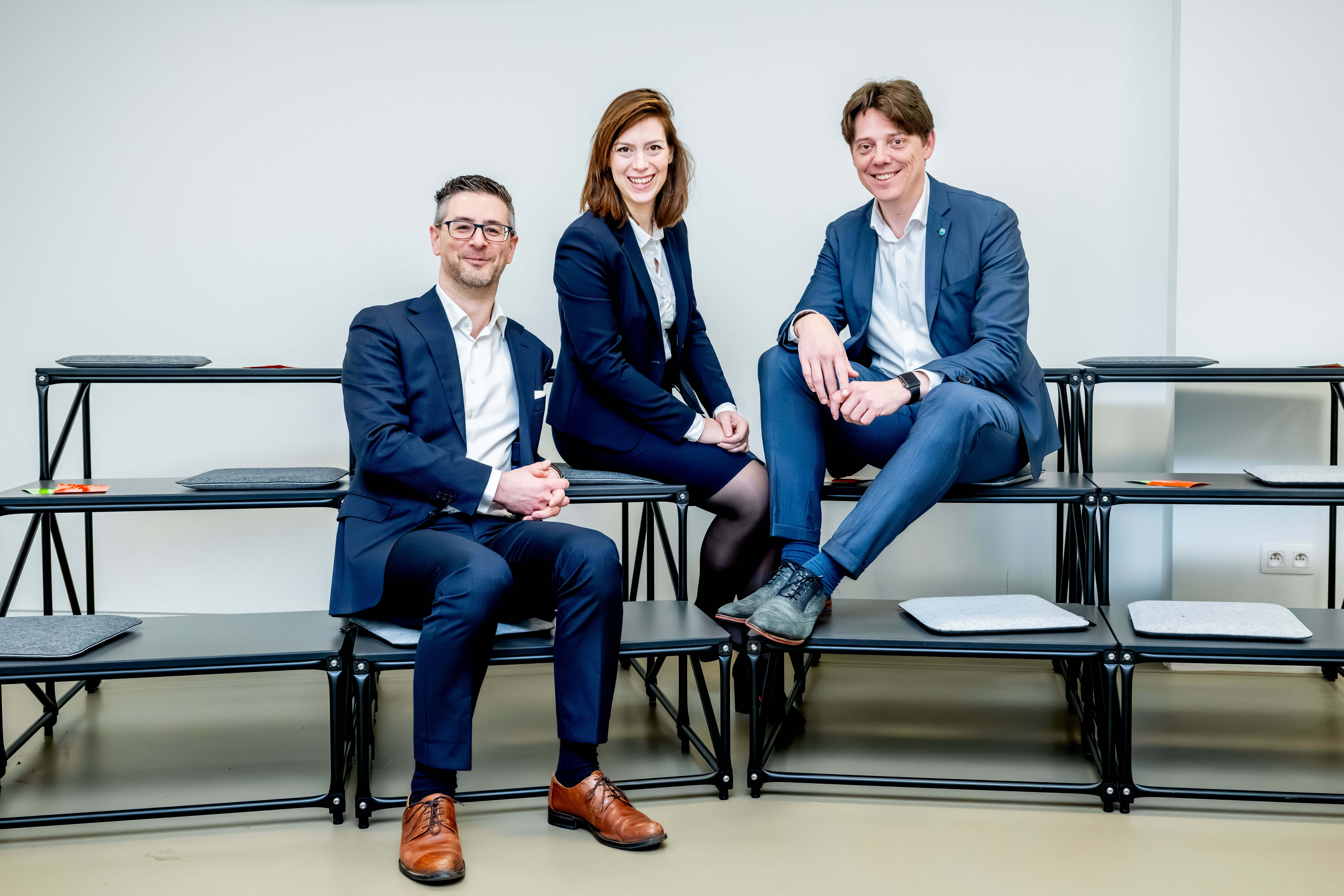 Prof. Dr. Jochen Bergs (UHasselt), Alexandra Cloostermans (UHasselt) & Roeland Buckinx (Health Campus Limburg DC)