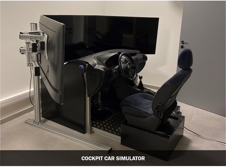 Cockpit Car Simulator Caption 2