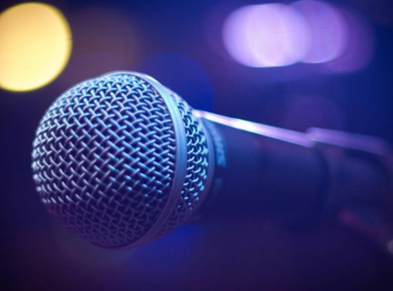 Science Slam Microphone