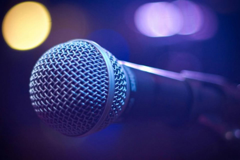 Science Slam Microphone