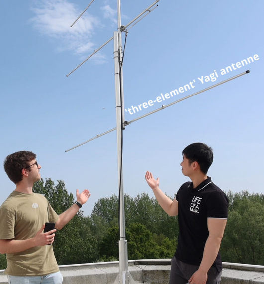 BRAMS antenne Victor Kim en Senne Falagiarda