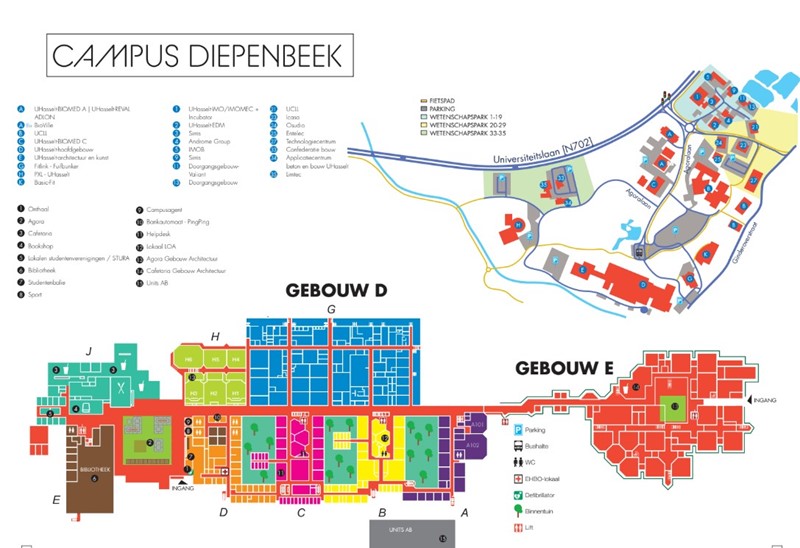 campus diepenbeek kaart