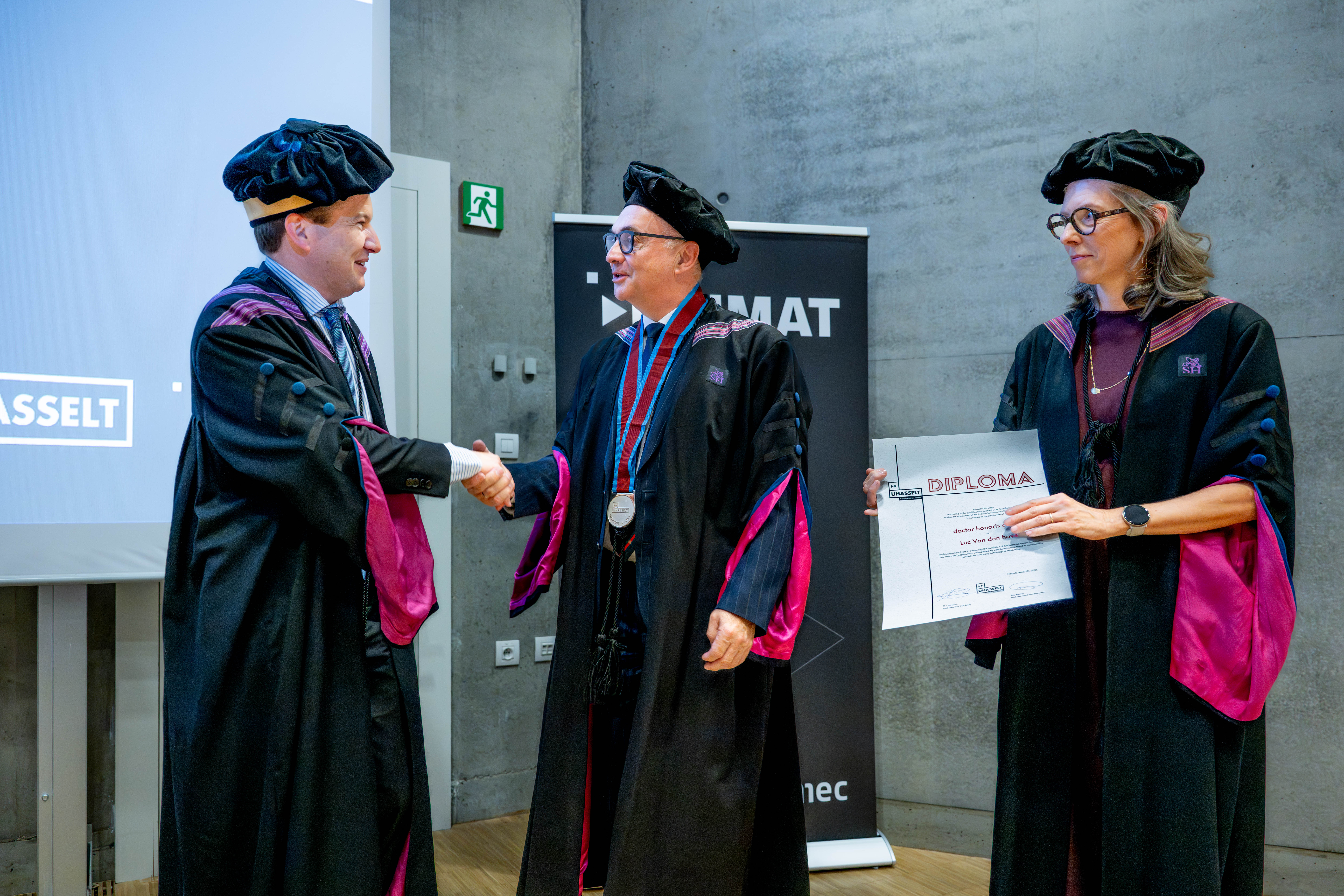 Uitreiking Eredoctoraat Luc Van Den Hove Imec
