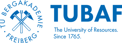 02 TUBAF Logo EN Blau