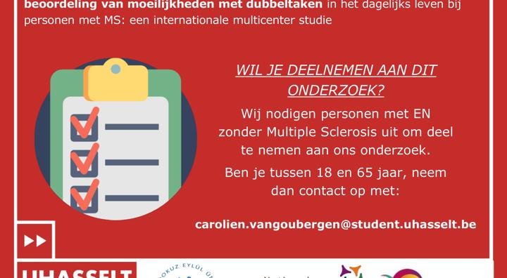 Oproep Facebook Masterproef Dual Tasking