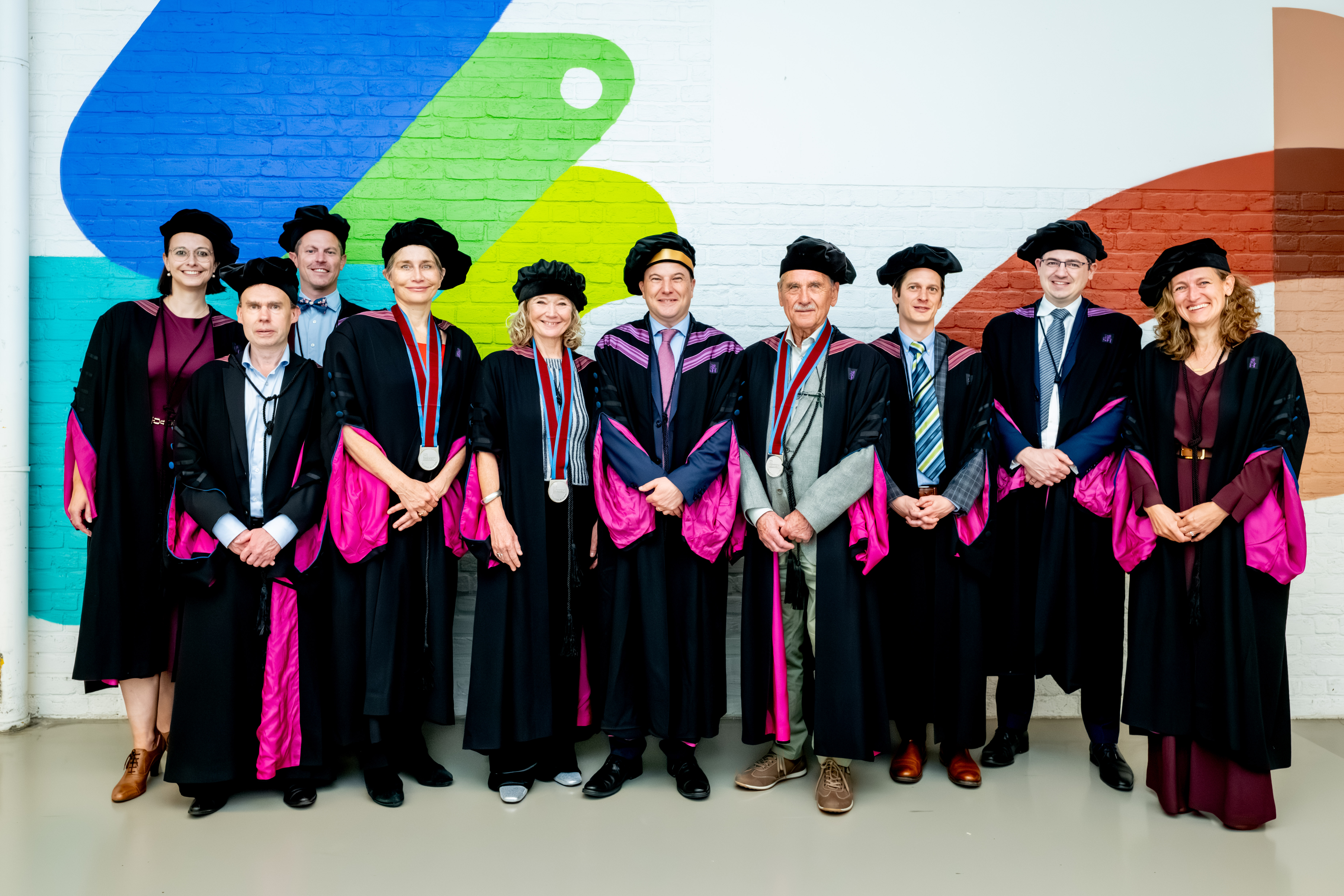 Groepsfoto Eredoctoren En Promotoren Uhasselt 2025