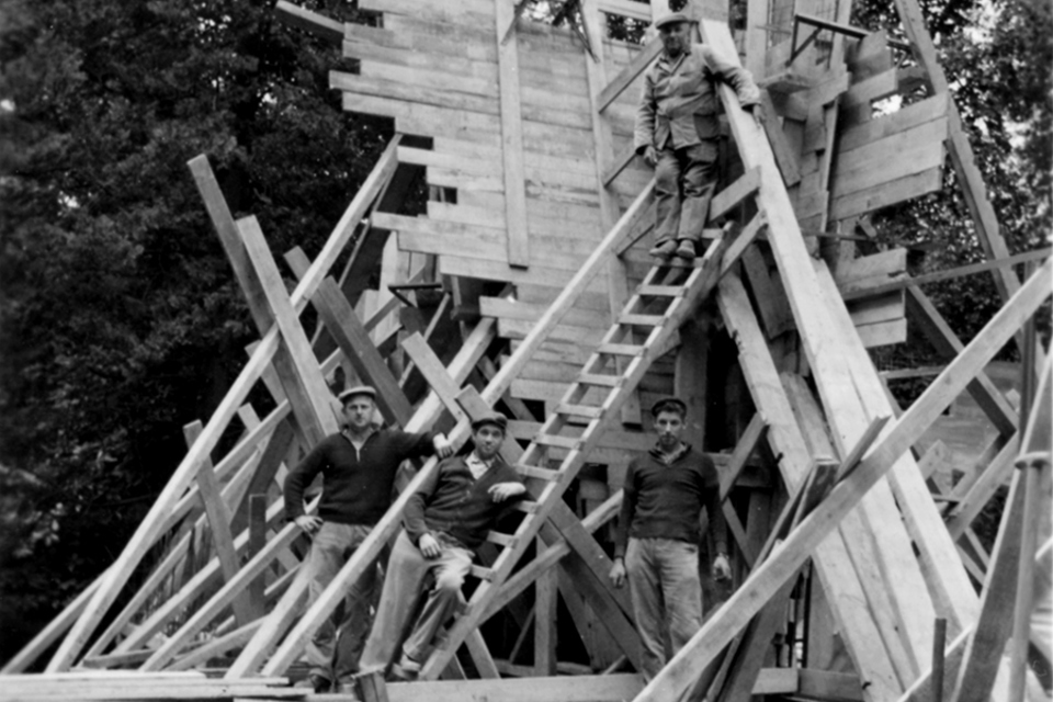 Bijschrift House Huberty, La Hulpe, Belgium (1964) © Huberty