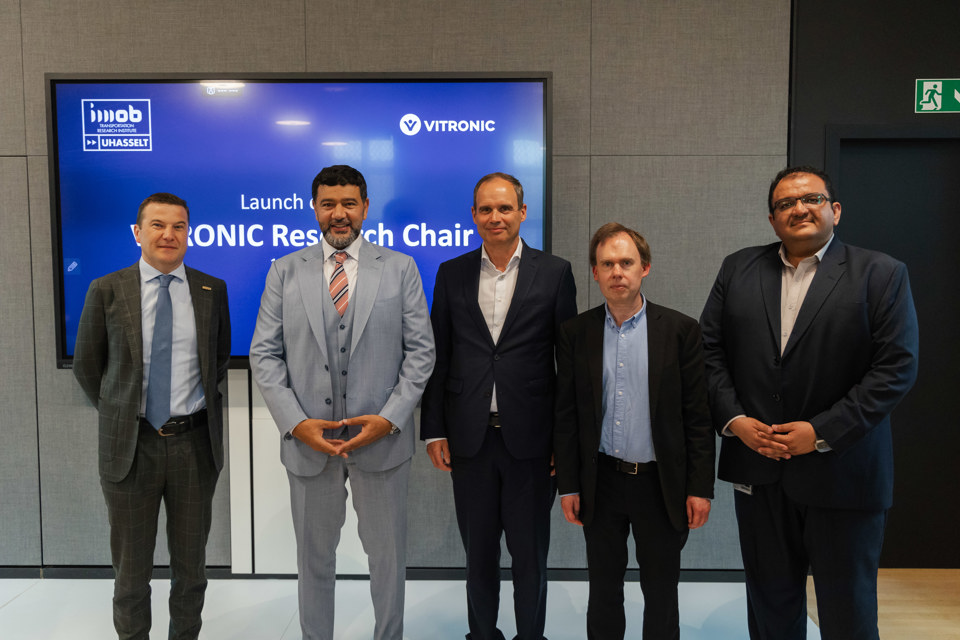 Lancering Leerstoel VITRONIC Groepsfoto