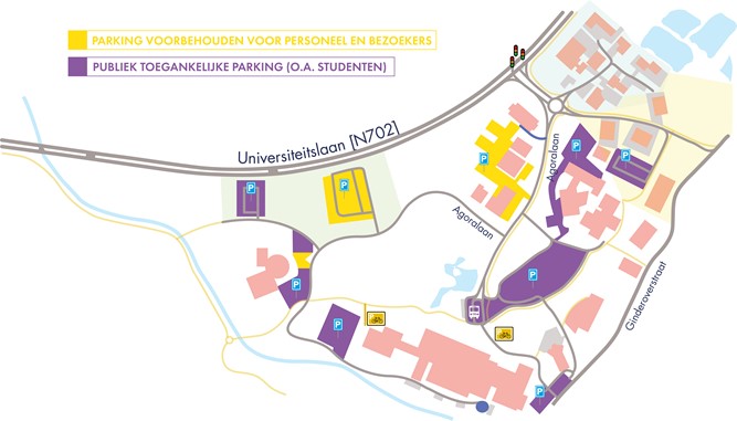 parking campus Diepenbeek
